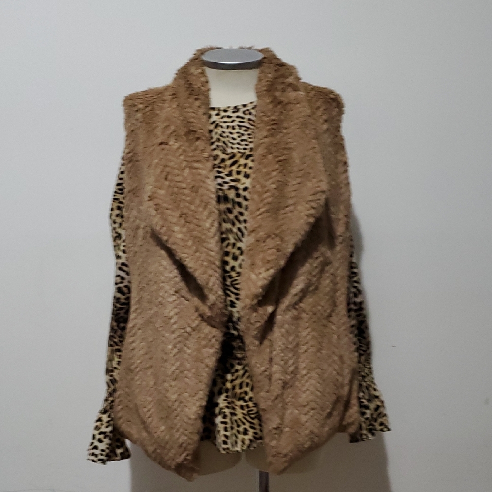 Wildflowers Tan Teddy Jacket for Women